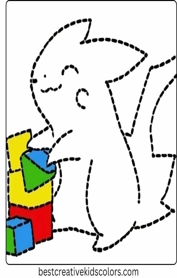 Togepi Playing with Blocks