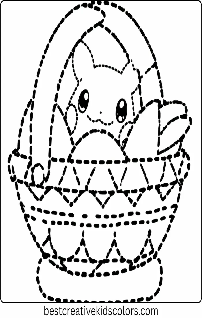 Togepi in an Easter Basket