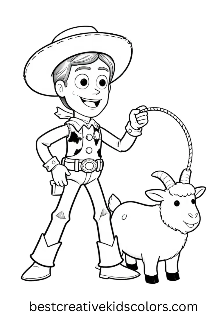 Help Jessie wrangle friendly animals with simple outlines.