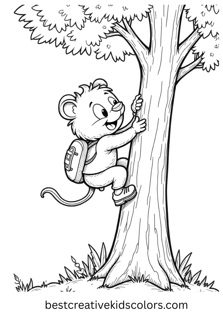 Tracker climbs tall trees to spot hidden pups in the jungle canopy.