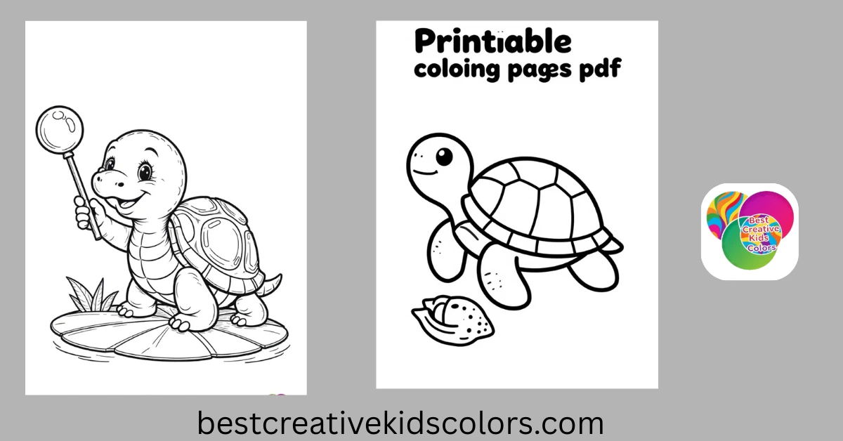 Baby Turtle Coloring Pages – Fun & Printable Activities