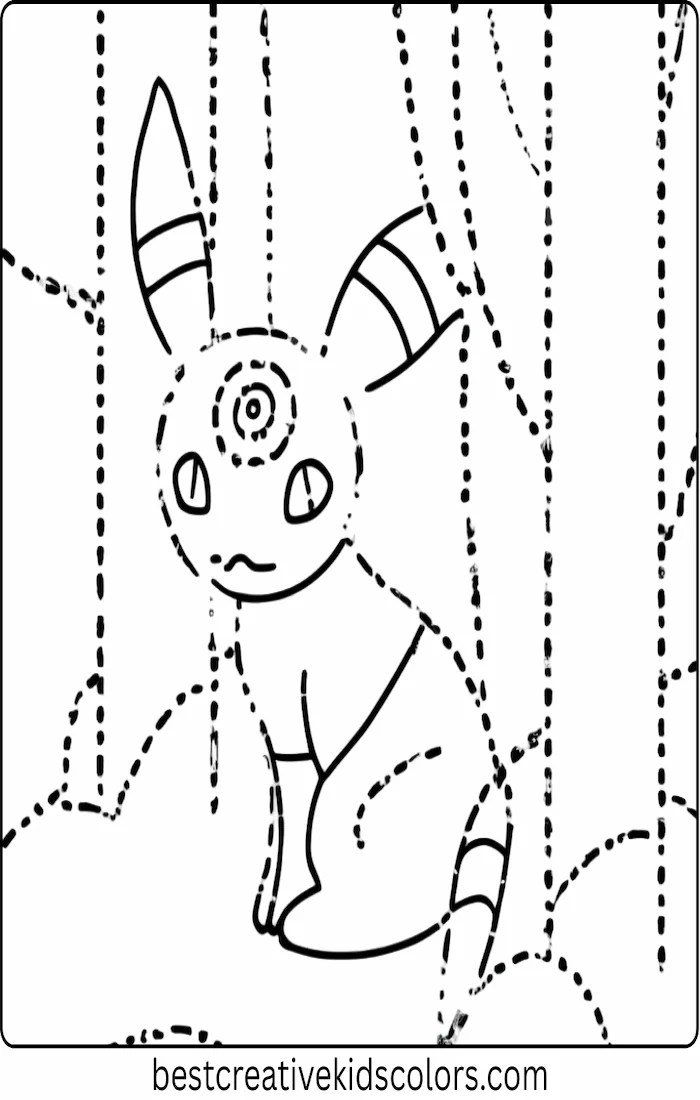 Umbreon in the Night Forest