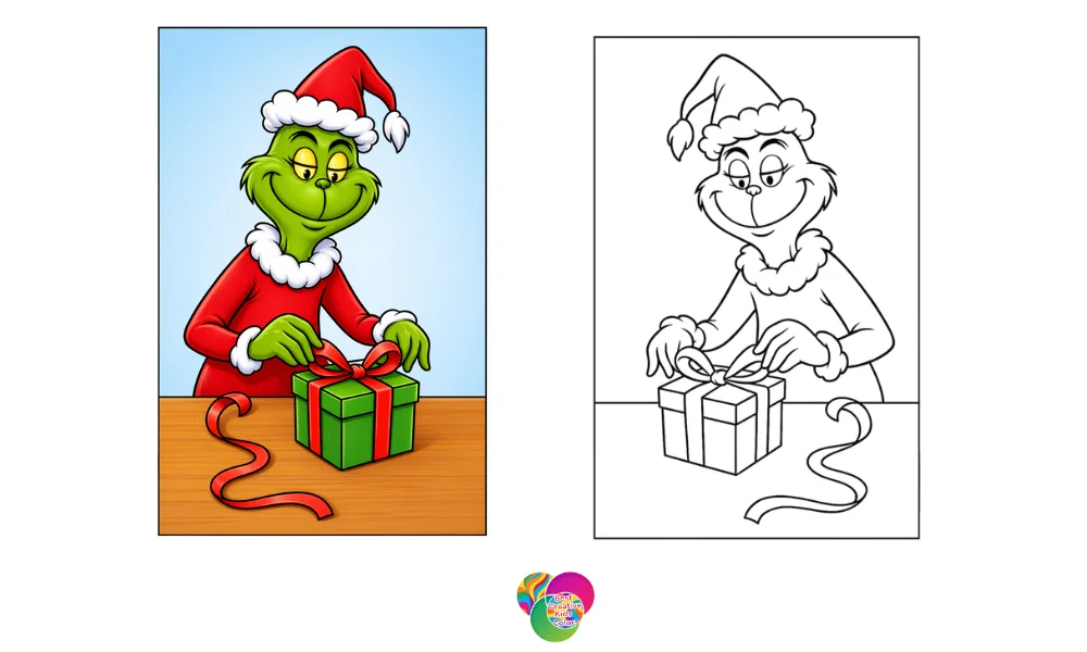 Fun Grinch Christmas Coloring Pages Free PDF Sheets