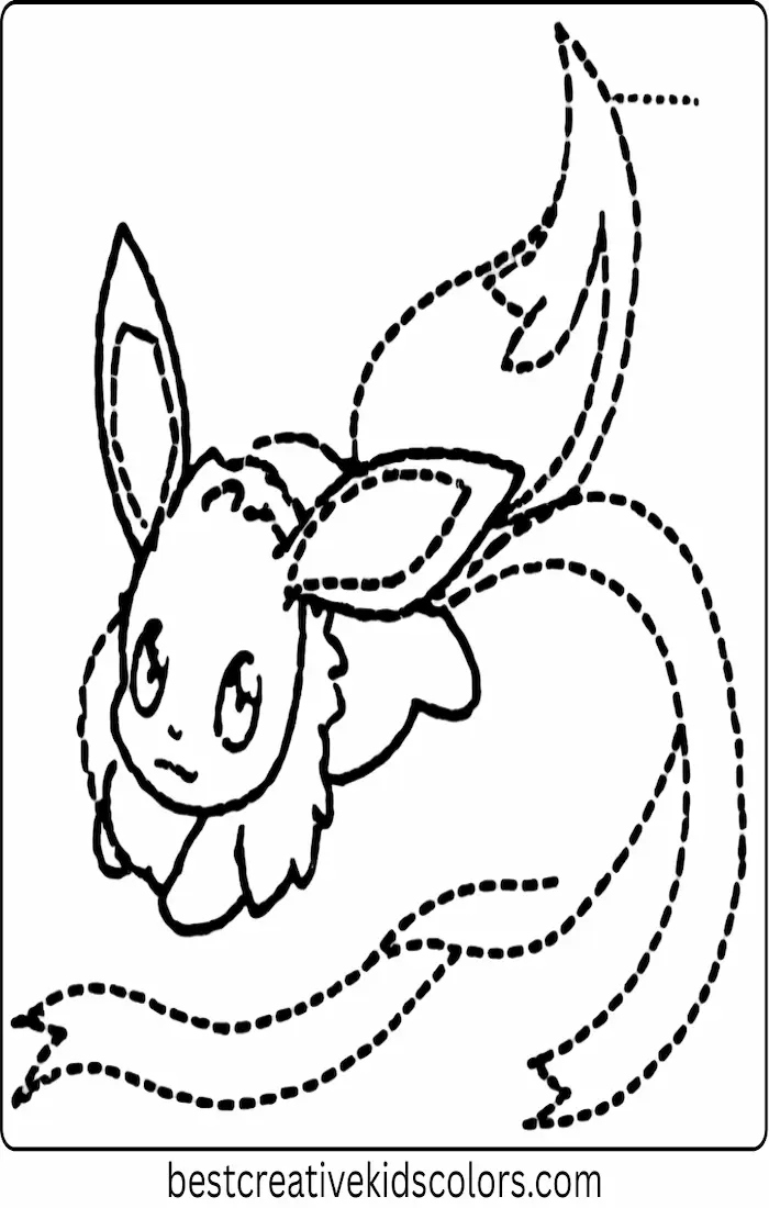 Vaporeon Swimming in Waves