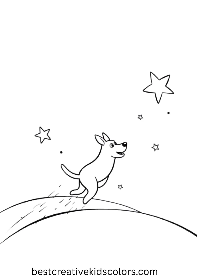Zero nightmare before christmas coloring page pdf free Zero nightmare before christmas coloring page pdf free shows Zero spinning above a smooth hill, soft stars above.