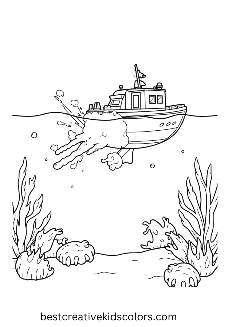 Zuma Ocean Rescue Adventure Paw Patrol Coloring Sheet