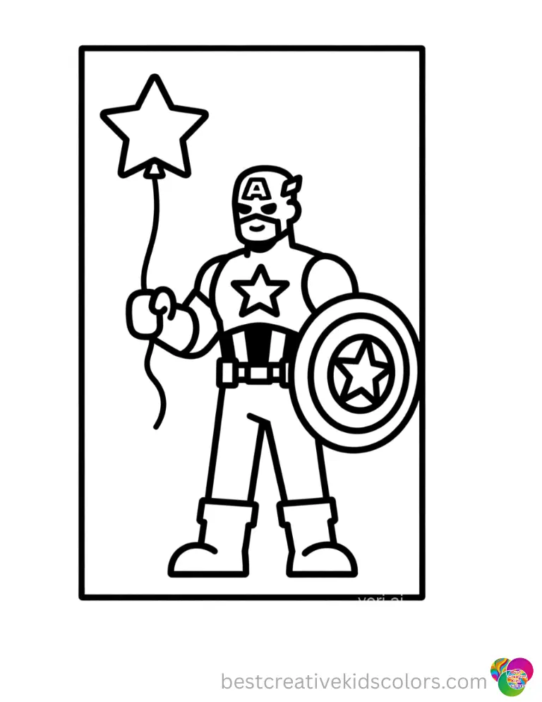 captain america coloring pages printable