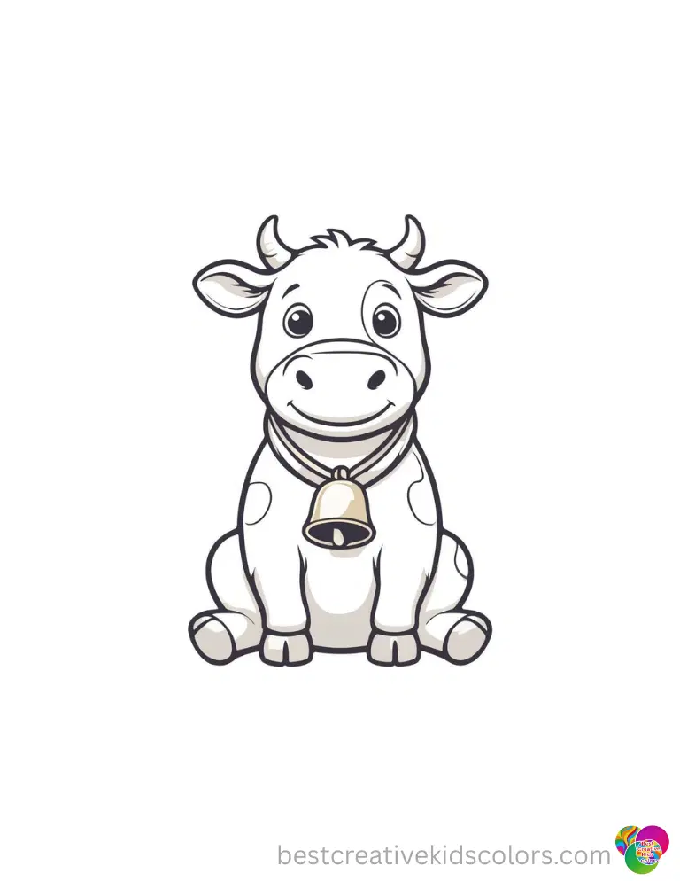 A bright shiny morning star in cute cow coloring sheets fades as the sun slowly rises.