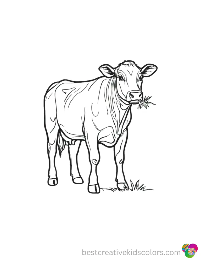 cow colouring