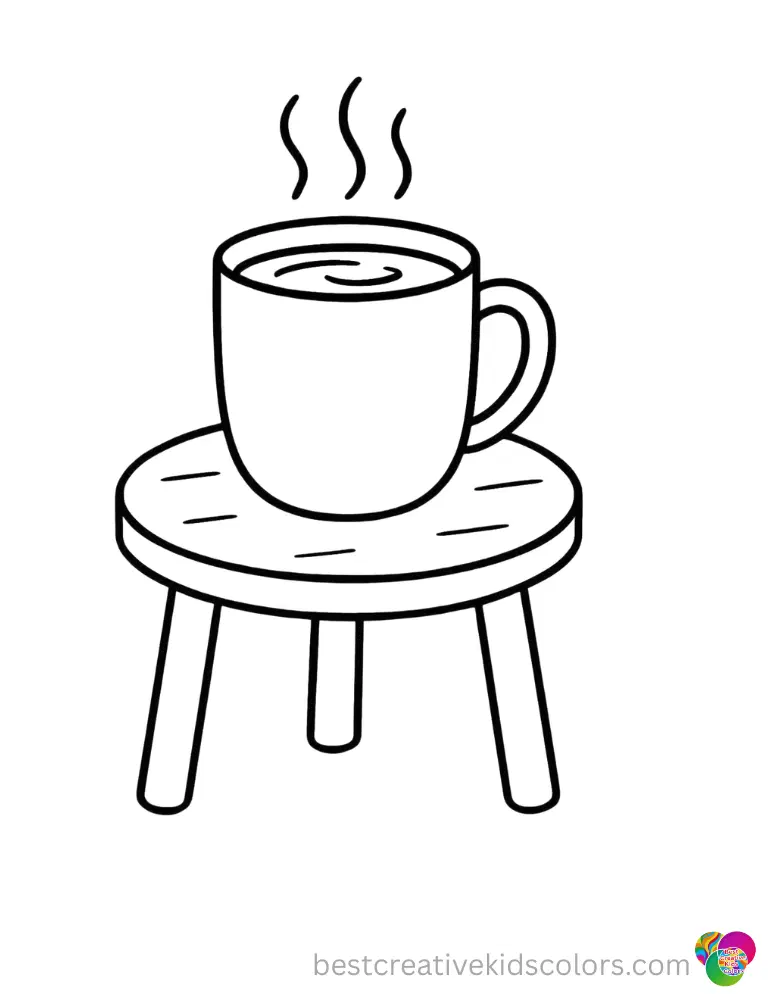 Cute & Printable Cozy Coloring Pages for Warm Days 2 cozy coloring pages
