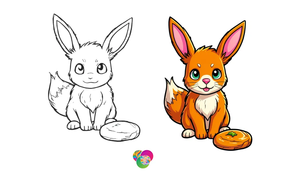 Free Eevee Evolutions Coloring Pages to Print Now