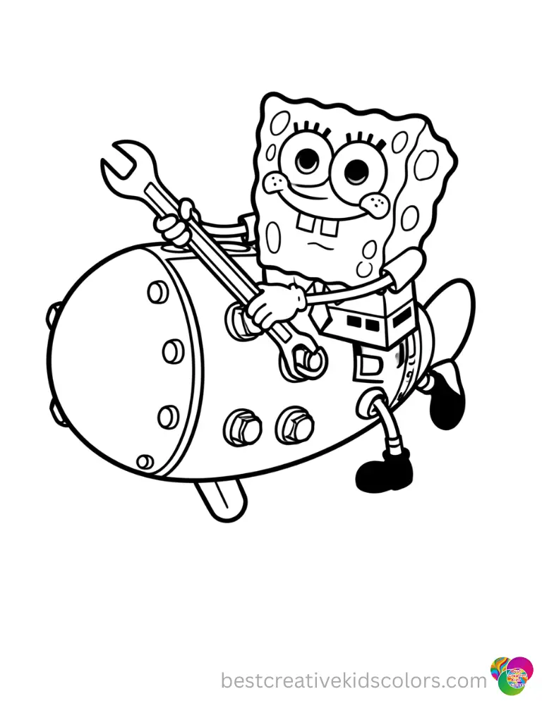 spongebob coloring worksheets