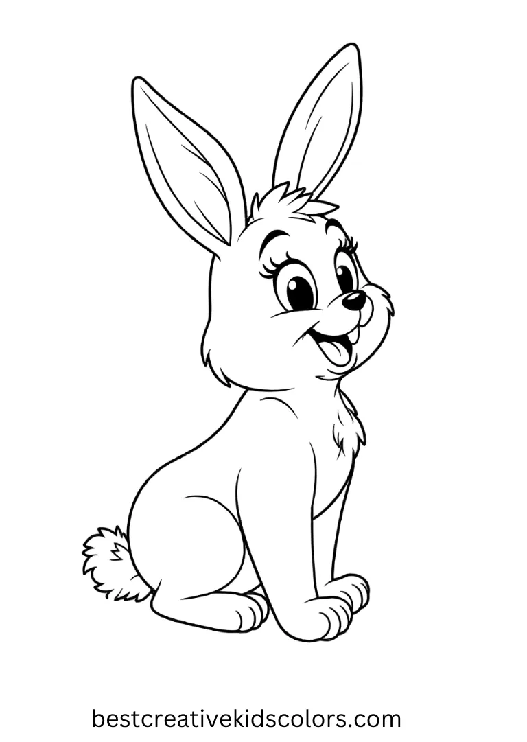 Magical Disney Coloring Pages – Print & Color for Kids 28 unny Ears Easter Fun Disney Coloring Page